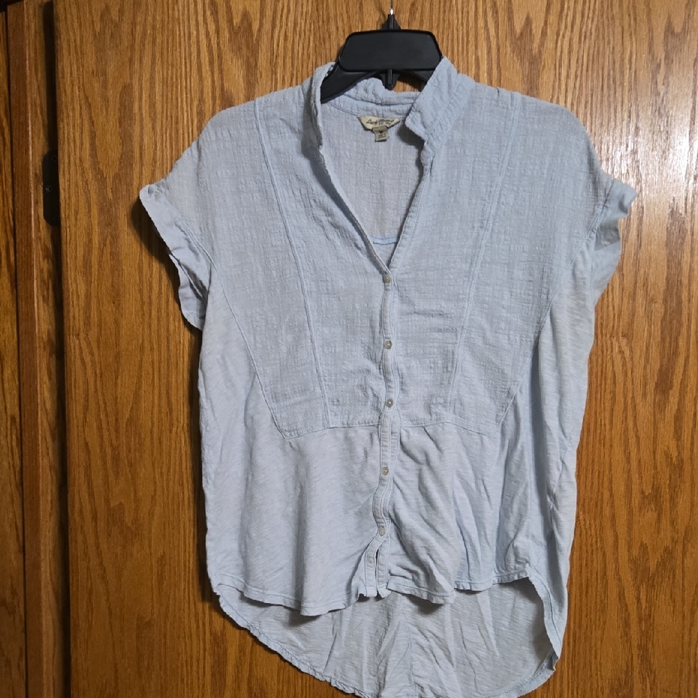 Lucky Brand Light Blue Casual Button Down Shirt